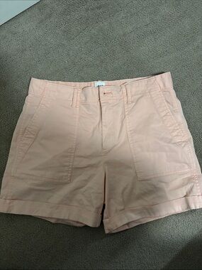 GAP Peach Cargo-Style Cotton Shorts
